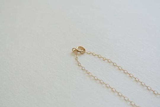 Hand Stamped Gold Bar Necklace - Horizontal Gold Bar