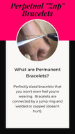 Perpetual Bracelets - Permanent Bracelets - Individual Appointments (DEPOSIT ONLY)