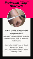 Perpetual Bracelets - Permanent Bracelets - Group Event Only