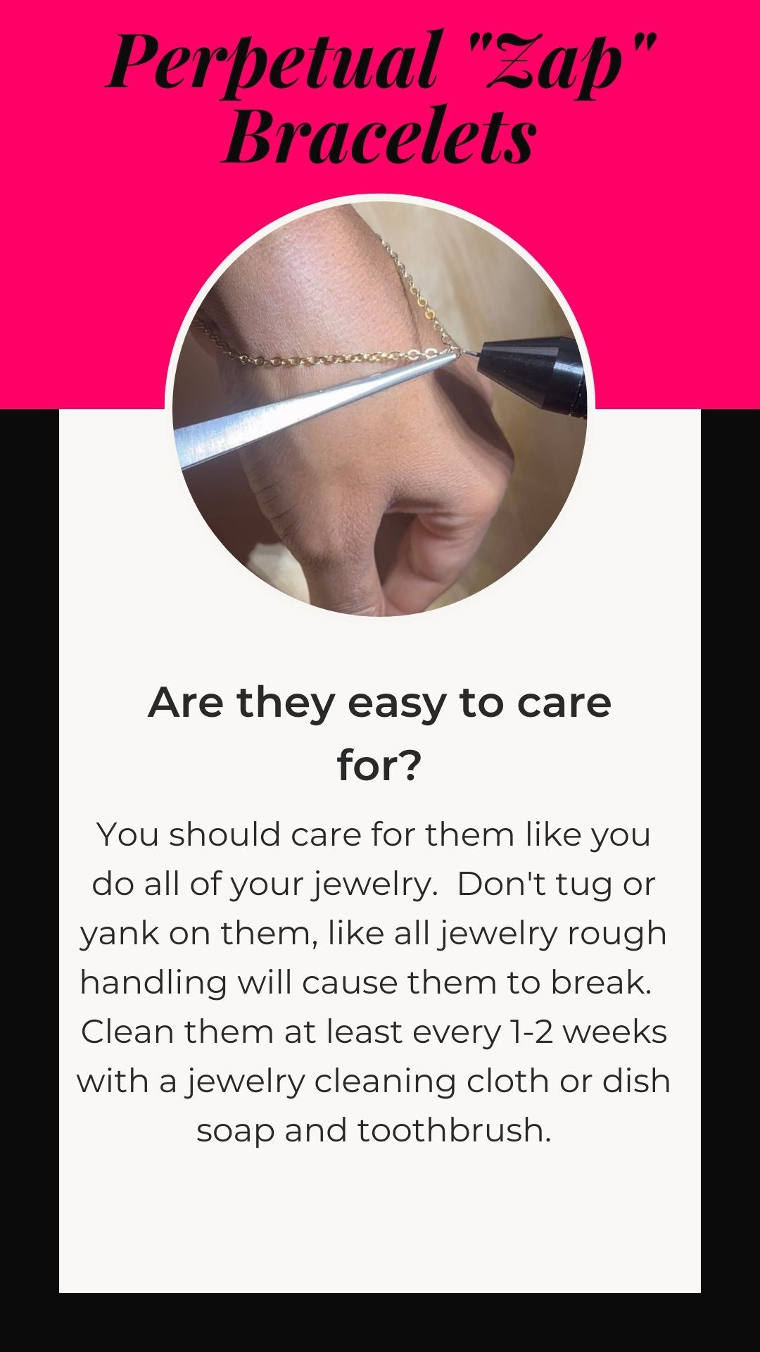 Perpetual Bracelets - Permanent Bracelets - Individual Appointments (DEPOSIT ONLY)