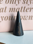 Boss Lady Engraved Ring Cone - Customizable Message - The Pink Locket