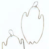 Ghost Earrings - Brass and Argentium Silver Ear Wires - Halloween Limited Earrings