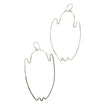 Ghost Earrings - Brass and Argentium Silver Ear Wires - Halloween Limited Earrings