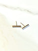 Gold Bar Stud Earrings - 14kt Gold-Filled Nickel FreeHypoallergenic