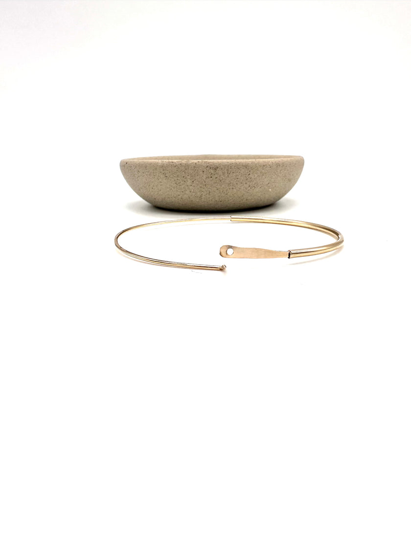 Classic Gold Tubed Hoops - 14kt Gold-Filled - Nickel Free Hypoallergenic - The Pink Locket