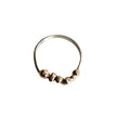 14kt Solid Gold Pebble Ring on Argentium Silver Band – Handmade, Recycled & Nickel-Free