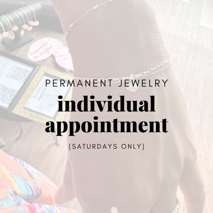 Perpetual Bracelets - Permanent Bracelets - Saturday Appointments Individual Appointments (DEPOSIT ONLY) - The Pink Locket
