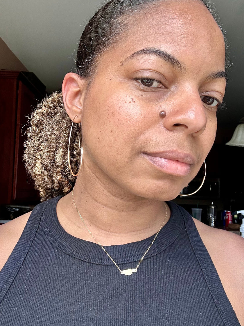 Jamaica Island Plate Necklace Small Pendant- 14kt Gold-Filled - The Pink Locket