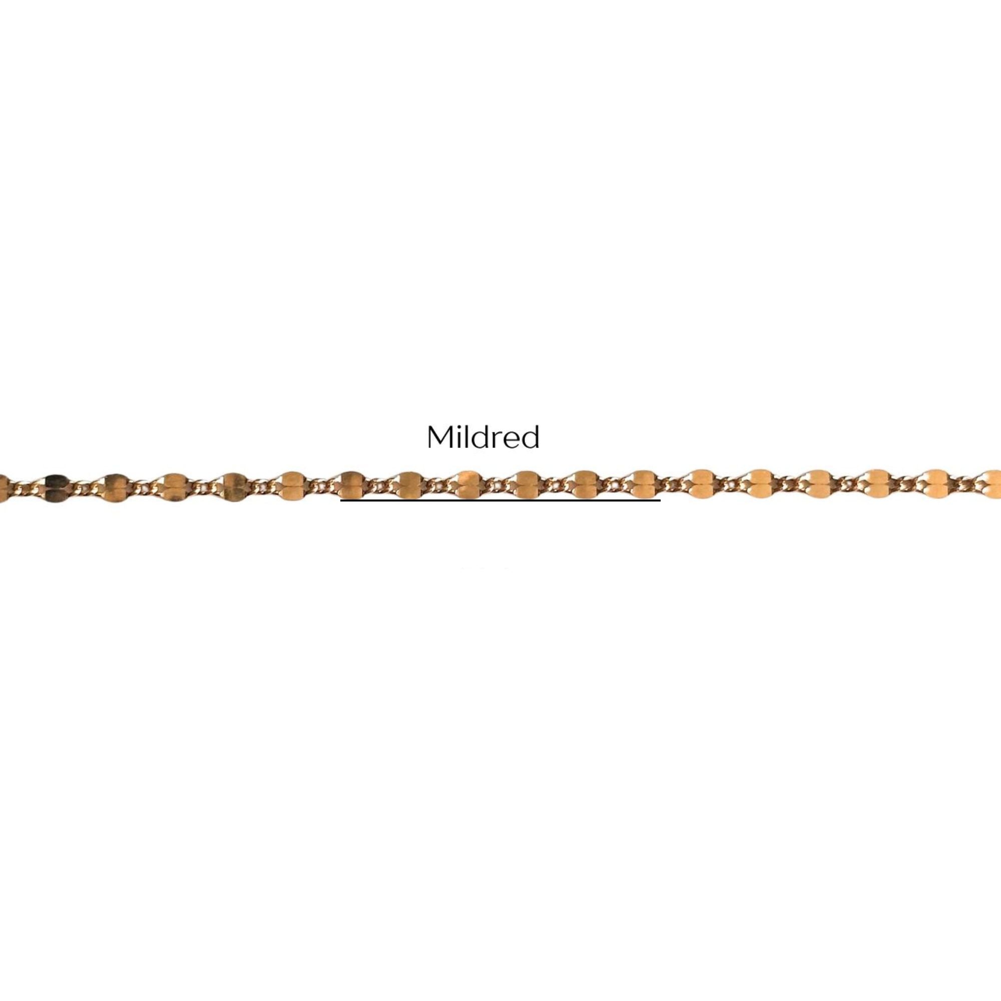 Custom Necklace - Gold Sideways Cross on Gold Chain