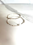 Mixed Metal Silver and Rose Gold Statement Hoops - Nickel Free Hypoallergenic