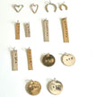 Personalized Heart Initial Necklace - Sterling Silver & 14kt Rose Gold-Filled