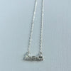 Sugarcane Sterling Silver Bar Chain Necklace - Nickel-Free Hypoallergenic