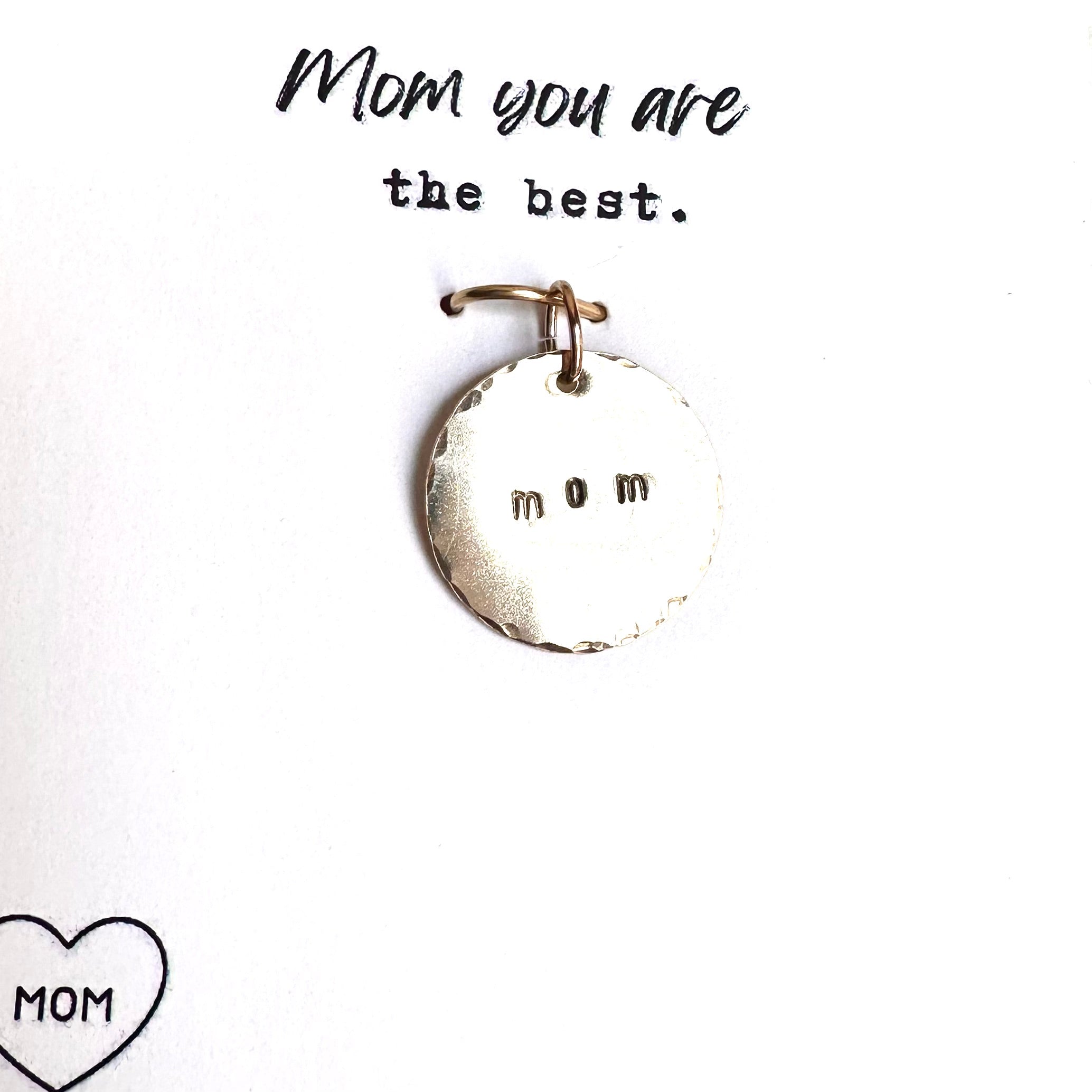 Mother's Day Pendants - 14kt Gold-Filled or Argentium Silver - Hypoallergenic Charms