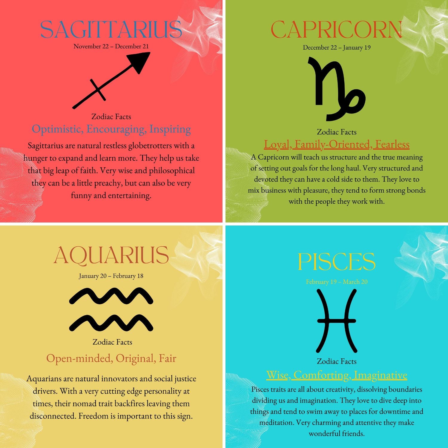 Zodiac Pendants - Argentium Silver