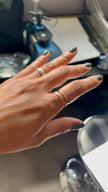 14kt Gold Filled Hammered Wrapped Ring