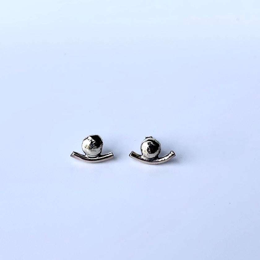 14kt Solid Gold Anchor Earrings - Nickel Free - The Pink Locket