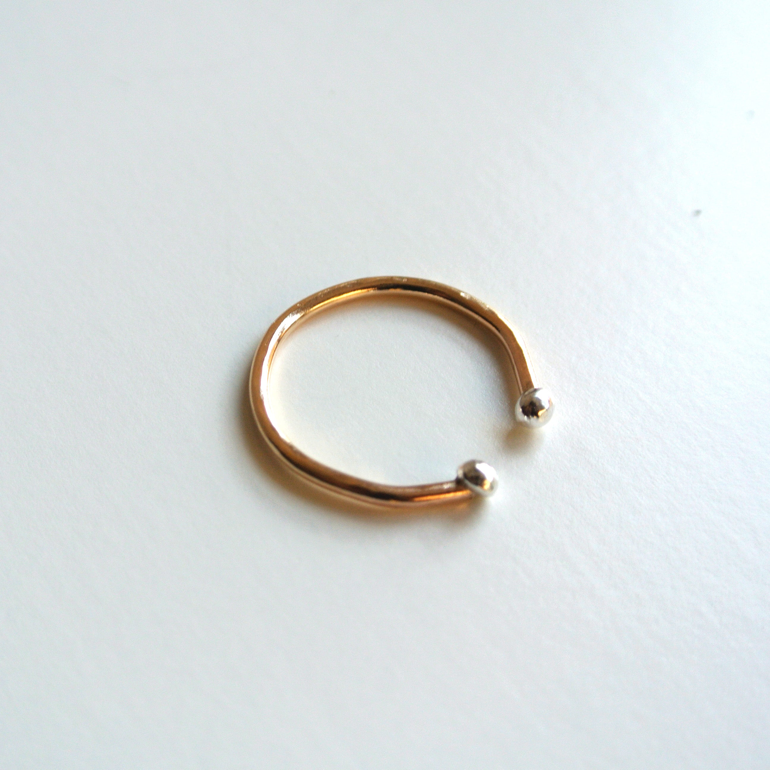 Ball Stacking 14kt Gold Filled Sterling Silver Ring