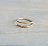 14kt Gold Filled Hammered Wrapped Ring