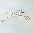 14kt Gold Filled Threader Circle Stick Dangle Earrings - 2.5