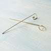 14kt Gold Filled Threader Circle Stick Dangle Earrings - 2.5