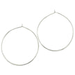 Shawny - Sterling Silver Classic Large Hoop Earrings - The Pink Locket