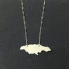 Jamaica Island Plate Necklace - 14kt Gold-Filled or Argentium Silver