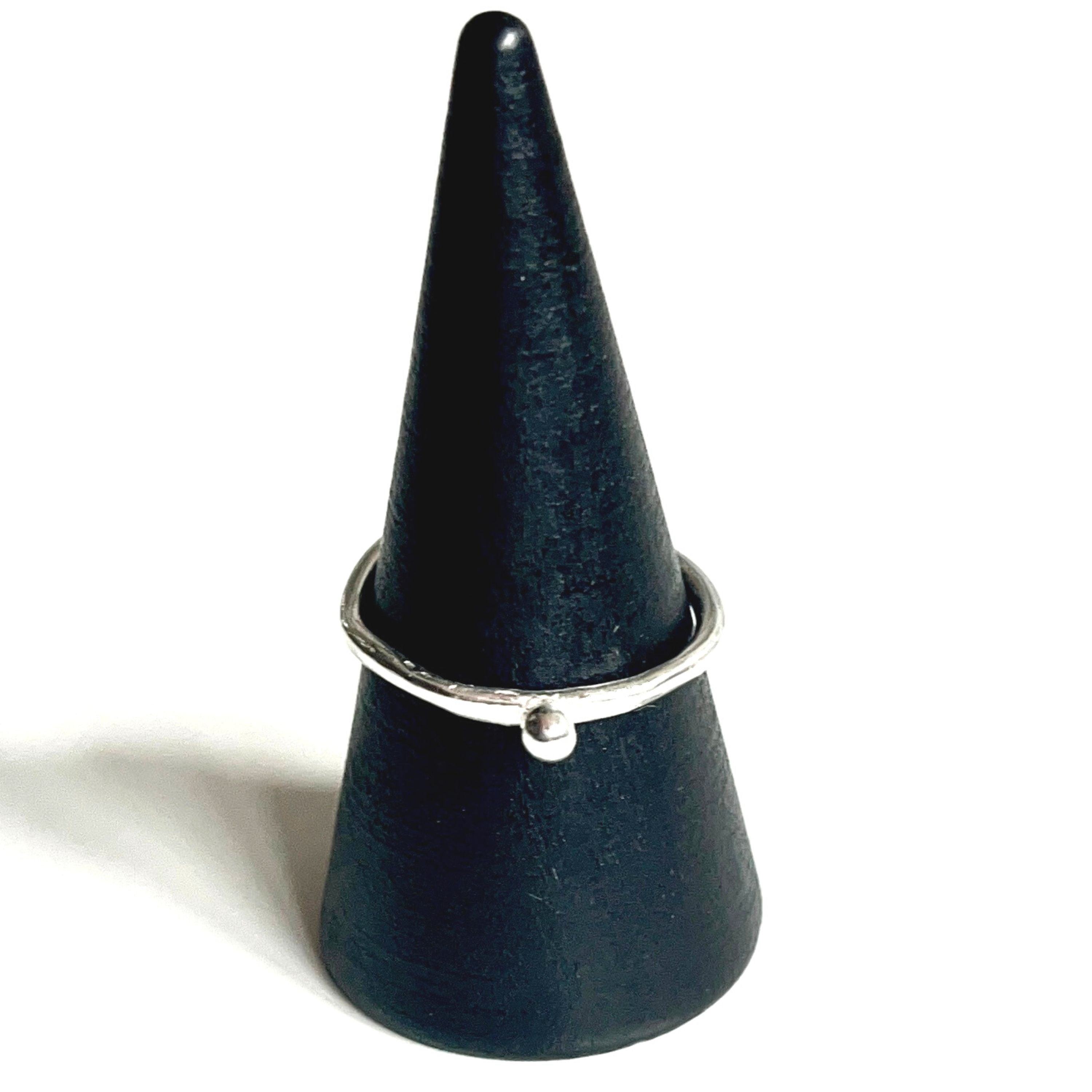 Ball Stacking Argentium Silver Ring | Nickel Free