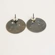 Cancer Zodiac Constellation Argentium Silver Disc Earrings - Nickel Free