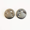 Aries Zodiac Constellation Sterling Silver Disc Earrings