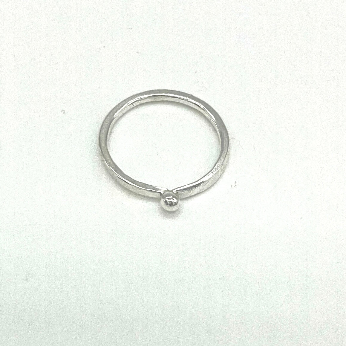 Ball Stacking Argentium Silver Ring | Nickel Free