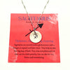 Sagittarius Zodiac Argentium Silver Necklace Straight Bar and Link Chain