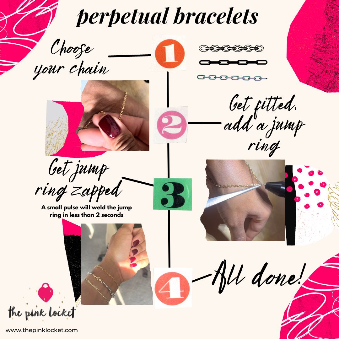Perpetual Bracelets - Permanent Jewelry - Pop-Up Shop Appointment (DEPOSIT ONLY)