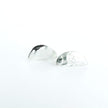 Reanne - Sterling Silver Half Moon Stud Earrings - The Pink Locket