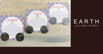 Capricorn Zodiac Constellation Argentium Silver Disc Earrings - Nickel Free - The Pink Locket