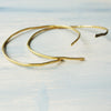Elaine - Gold Brass Bangle Cuff