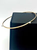 14kt Gold-Filled Bangle with Argentium Silver Beads