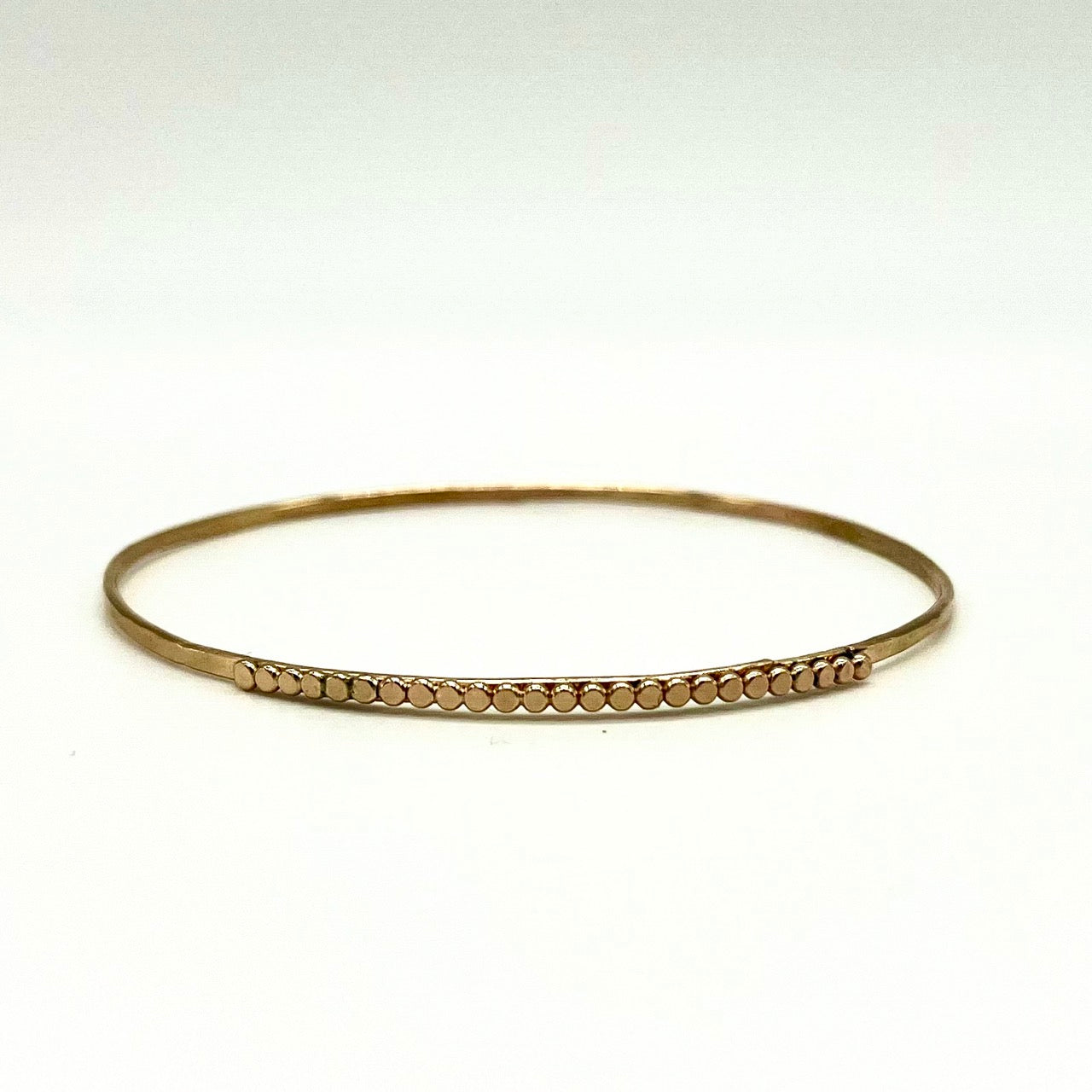 14kt Gold-Filled Beaded Bangle