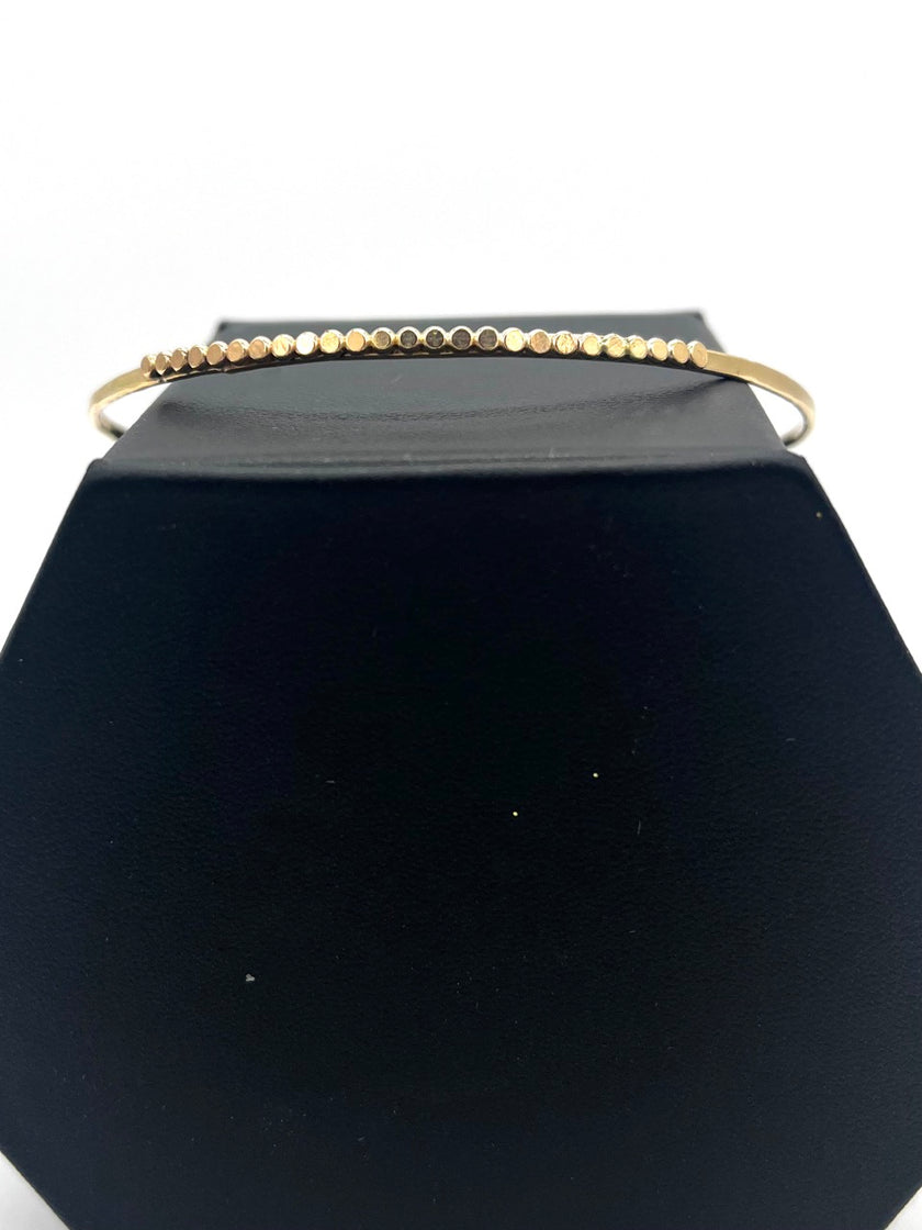 14kt Gold-Filled Beaded Bangle
