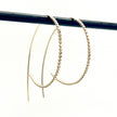 14kt Gold-Filled Beaded Hoop Earrings