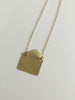 Gold Envelope Necklace - The Pink Locket - 3