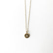 Mini Gold Initial Necklace Letter Choker Necklace - Letters