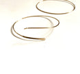 14kt Gold Filled Hoop Earrings - 2 1/4
