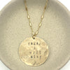 Today I Will Slay Silver or Gold Necklace - Nickel Free - Personalized Jewelry