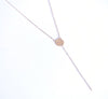 Carol - Mini Disc Gold Lariat Choker