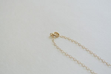 Hand Stamped Gold Bar Necklace - Horizontal Gold Bar