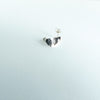 Sterling Silver Half Moon Stud Earrings 3