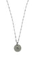 Scorpio Zodiac Argentium Silver Necklace Straight Bar and Link Chain - Nickel Free