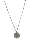 Taurus Zodiac Argentium Silver Necklace Straight Bar and Link Chain - Nickel Free