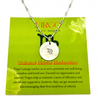 Virgo Zodiac Argentium Silver Necklace Straight Bar and Link Chain