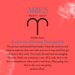 Aries Zodiac Argentium Silver Necklace Straight Bar and Link Chain | Nickel Free